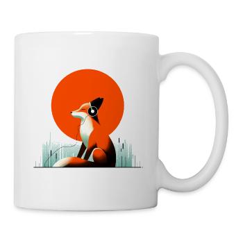 Musik Fuchs - Tasse - Weiß - Rechts