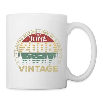Gift June 2008 Birthday June 2008 June 2008 - Mug - white - Right