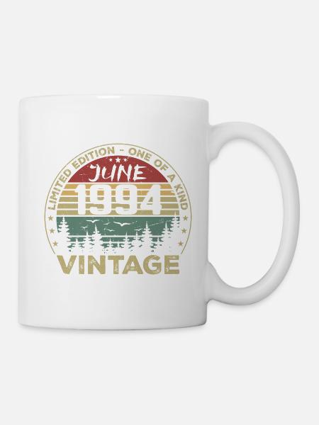 Geschenk Juni 1994 Geburtstag Juni 1994 Juni 1994 - Tasse - Weiß