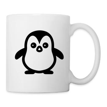 Pingouin - Mug blanc - blanc - Droite