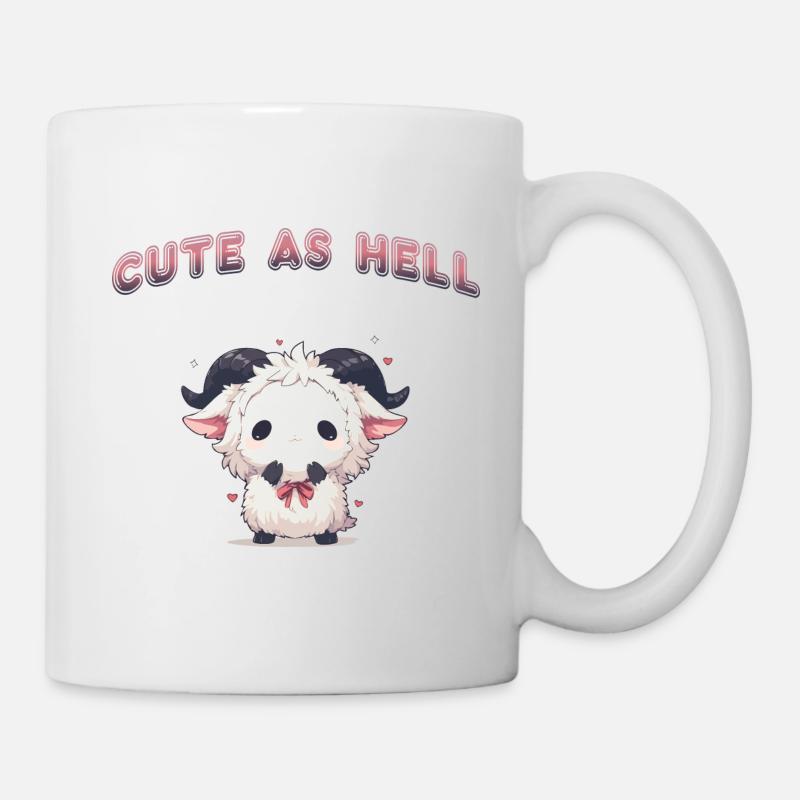 Cute As Hell - Tasse - Weiß