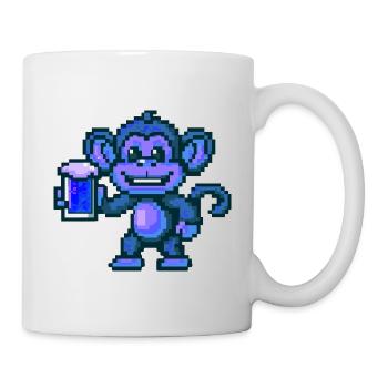 Monkey Beer Party Funny - Mug - white - Right