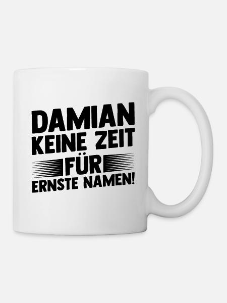 Vorname Damian - Tasse - Weiß