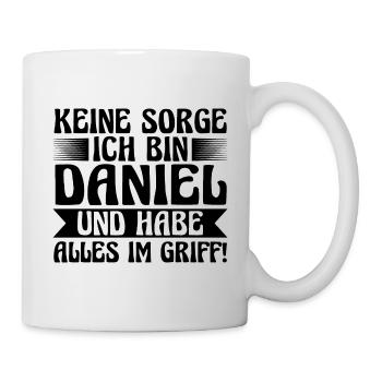 Prénom Daniel - Mug blanc - blanc - Droite