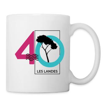 009c 40 LES LANDES - Mug blanc - blanc - Droite