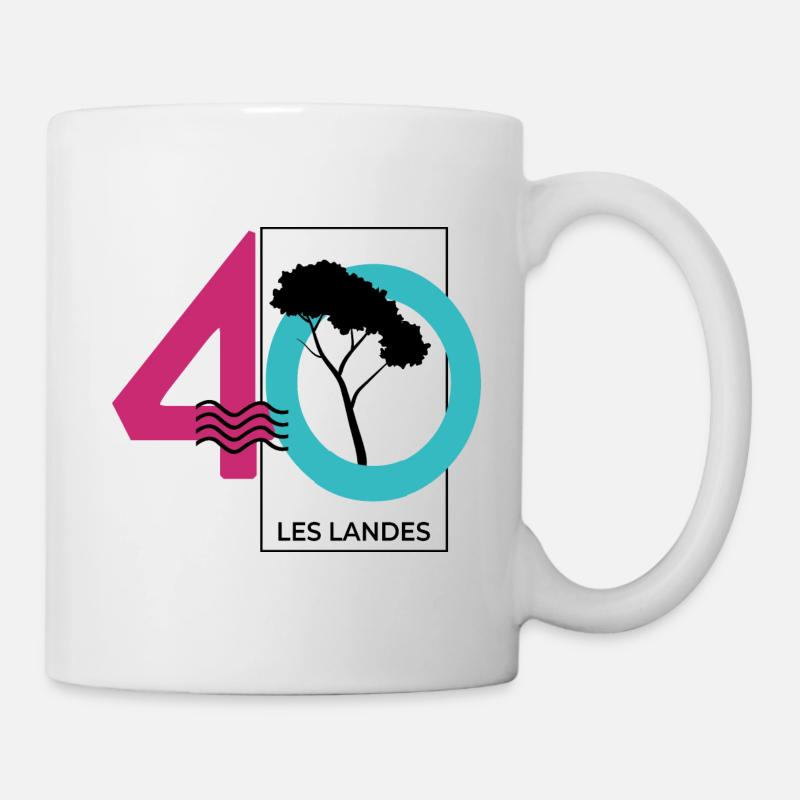 009c 40 LES LANDES - Mug blanc - blanc