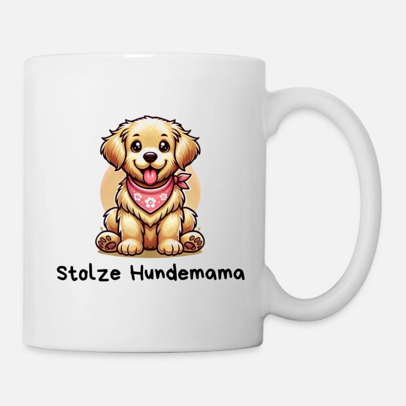 Stolze Hundemama - Tasse - Weiß