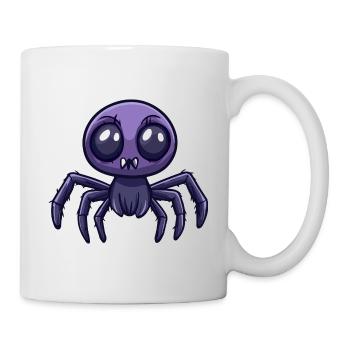 Tarantula Halloween Lustig Zombie - Tasse - Weiß - Rechts