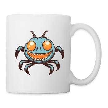 crabe crabe Halloween drôle zombie - Mug blanc - blanc - Droite