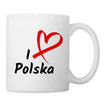 I Love Polska I Love Poland Heart Gift - Mug - white - Right