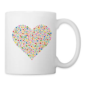 Confetti Heart - Mug - white - Right