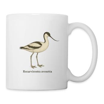 Avocet - Vintage Illustration - Mug - white - Right