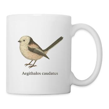 Long-tailed - Vintage Illustration - Mug - white - Right