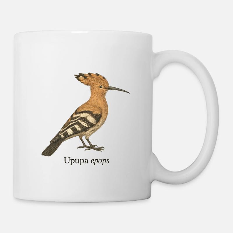 Wiedehopf - Tasse - Weiß