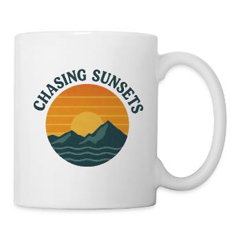 Chasing Sunsets - Mug - white - Right