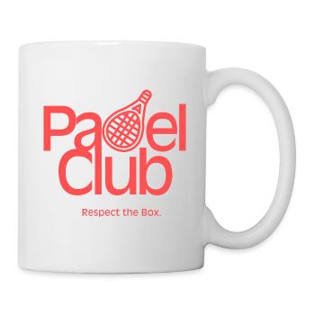 Club de padel – Respect la boîte - Mug blanc - blanc - Droite