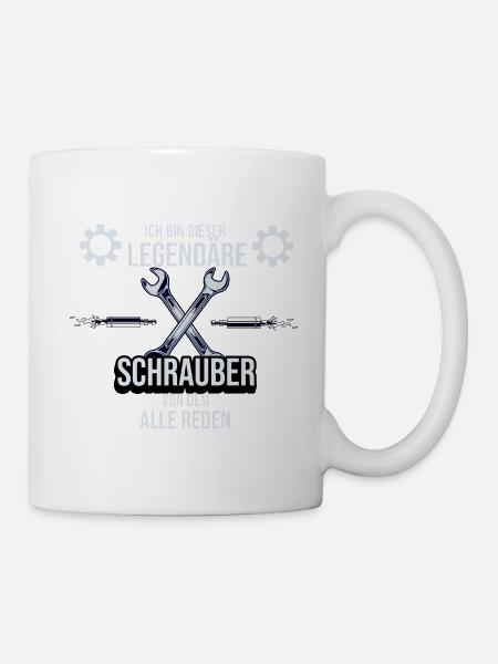 T-shirt Mécanicien automobile, cadeau Mécanicien - Mug blanc - blanc