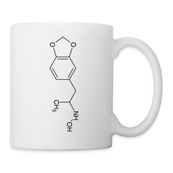 MDMA Strukturformel - Tasse - Weiß - Rechts