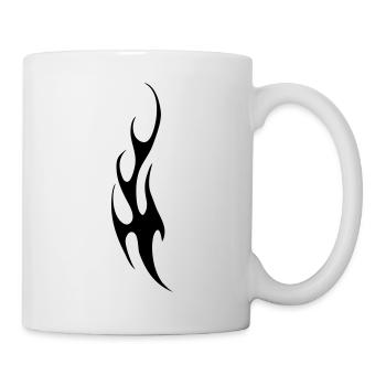tribal flame - Tasse - Weiß - Rechts
