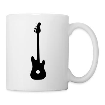 Gitarre - Tasse - Weiß - Rechts