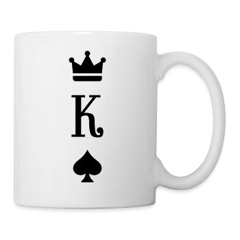 King - Tasse - Weiß - Rechts