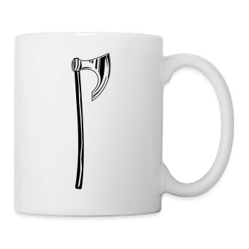 Axt - Tasse - Weiß - Rechts