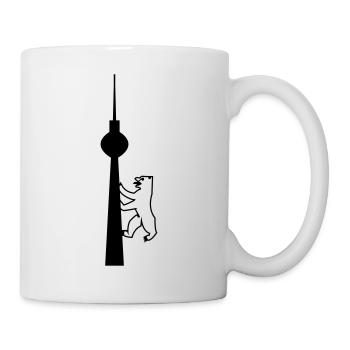 BERLINER FERNSEHTURM - Berlin Souvenirs - Tasse - Weiß - Rechts