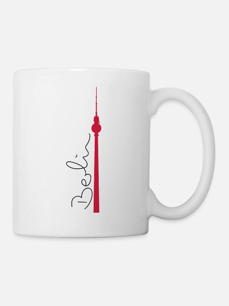 Berlin Fernsehturm - Tasse - Weiß