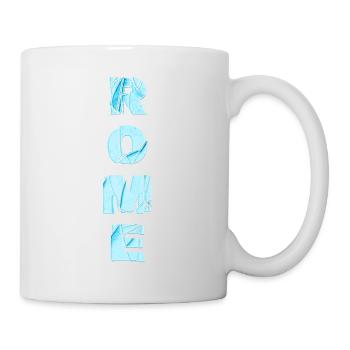 Rom Rome Italien Stadt Schrift Skyline Heimat - Tasse - Weiß - Rechts