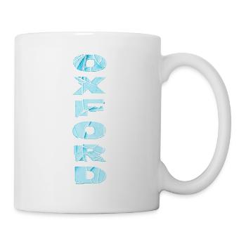 Oxford Angleterre UK City Font Skyline Accueil - Mug blanc - blanc - Droite
