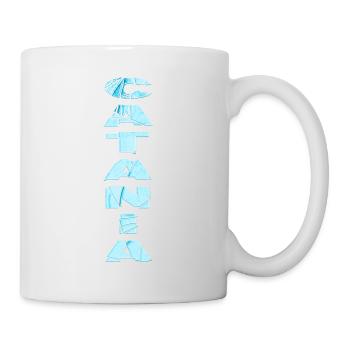 Catane Italie City Font Skyline Accueil - Mug blanc - blanc - Droite