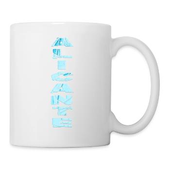 Alicante Espagne City Font Skyline Accueil - Mug blanc - blanc - Droite