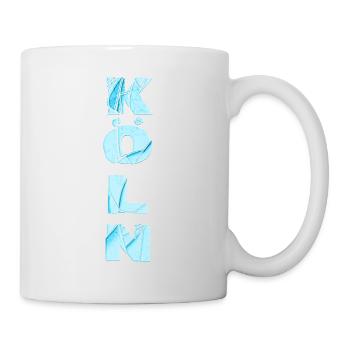 Cologne Allemagne City Font Skyline Accueil - Mug blanc - blanc - Droite