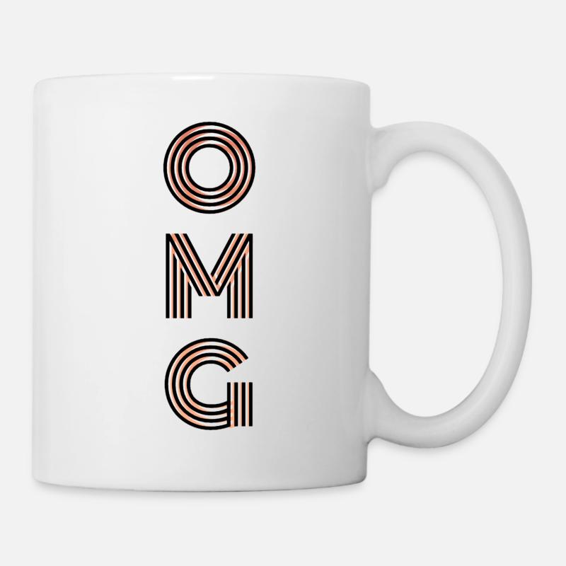 OMG - Mug blanc - blanc