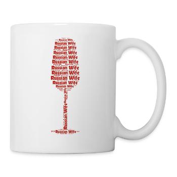 Russian Wife Happy Life Russian Women Russia - Mug - white - Right