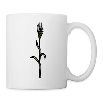 Gerste Getreide Landwirtschaft Geschenk Ackerbau - Tasse - Weiß - Rechts