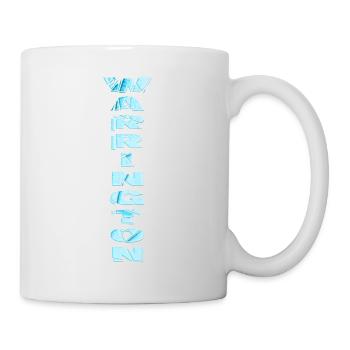 Warrington England UK City Font Skyline Home - Mug - white - Right