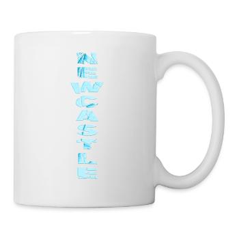 Newcastle England UK City Font Skyline Home - Mug - white - Right