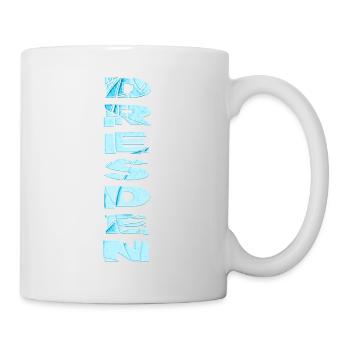 Dresden Germany City Font Skyline Home - Mug - white - Right