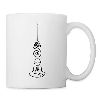 UNALOME Buddha Vektor - Tasse - Weiß - Rechts