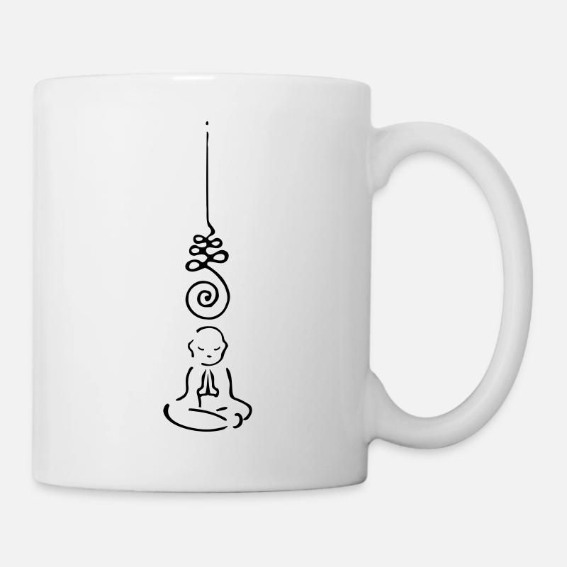 UNALOME Buddha Vektor - Tasse - Weiß