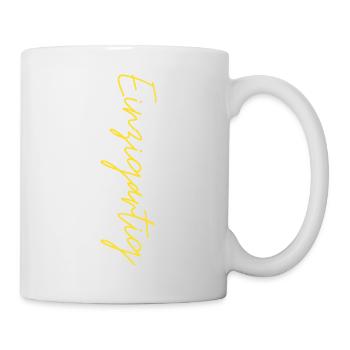 Einzigartig - Tasse - Weiß - Rechts