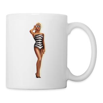 Beach Babe Doll - Mug - white - Right