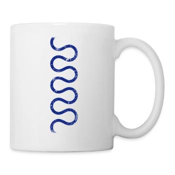 Ornament Ribbon - Mug - white - Right