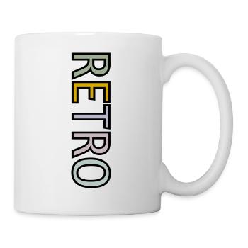 RÉTRO - Mug blanc - blanc - Droite