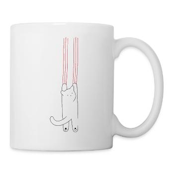 Vêtements antidépresseurs pour chaton mignon à - Mug blanc - blanc - Droite