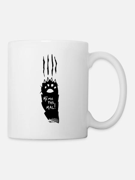 Griffure de chat - Mug blanc - blanc