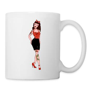 Pinup Rockabilly - Mug - white - Right