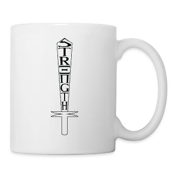 Strength Sword Motivational Power - Mug - white - Right