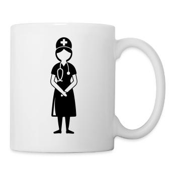 Infirmière Médecin - Mug blanc - blanc - Droite